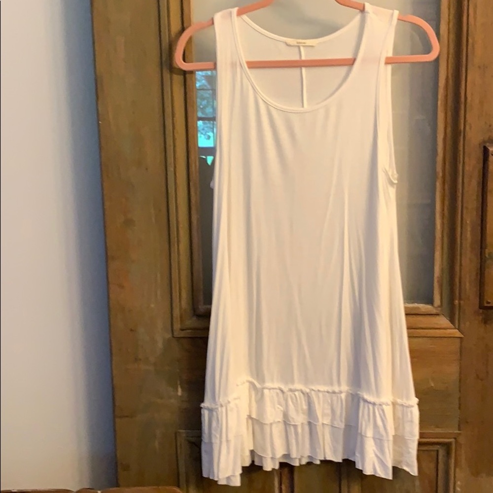 Ruffled Shirt/dress extender tank